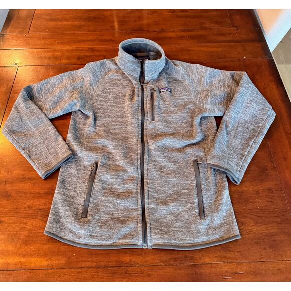 Patagonia Men's Gorpcore Better Sweater Jacket Full Zip Fleece Gray Sz Large - Picture 1 of 8